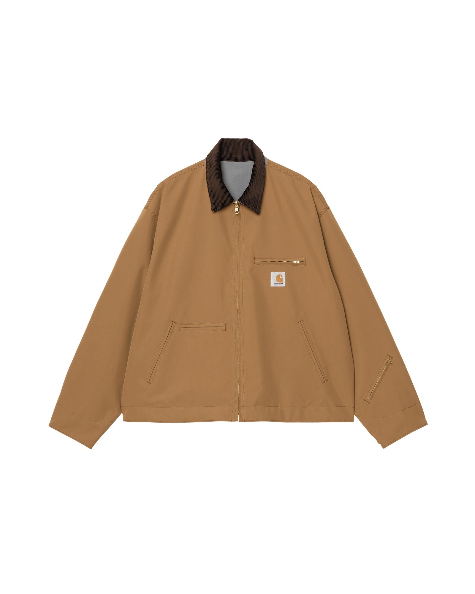 REVERSIBLE DETROIT JACKET MAX BROWN