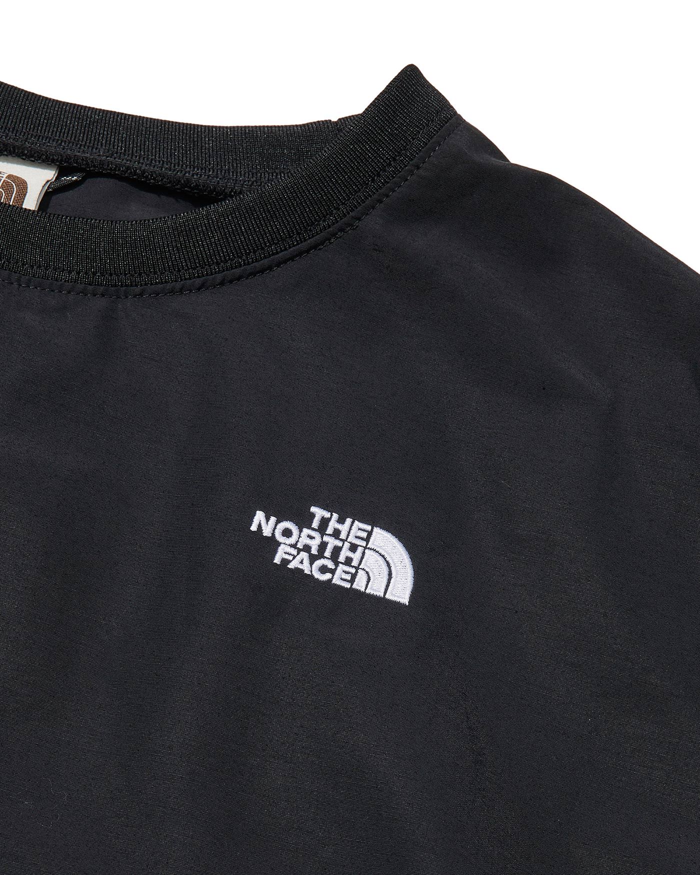 U WOVEN HYBRID CREWNECK BLACK