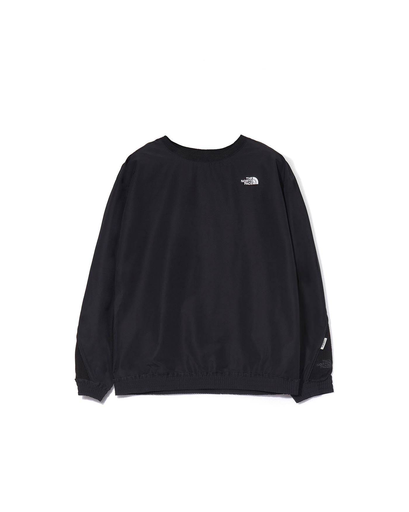 U WOVEN HYBRID CREWNECK BLACK