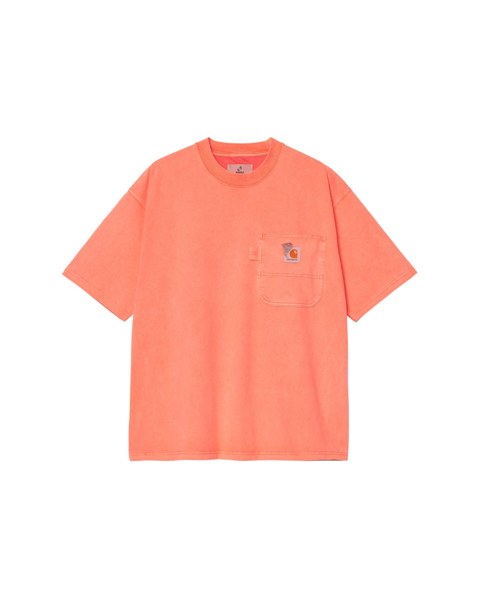 S/S PIGMENT DYED T-SHIRT SHRIMP