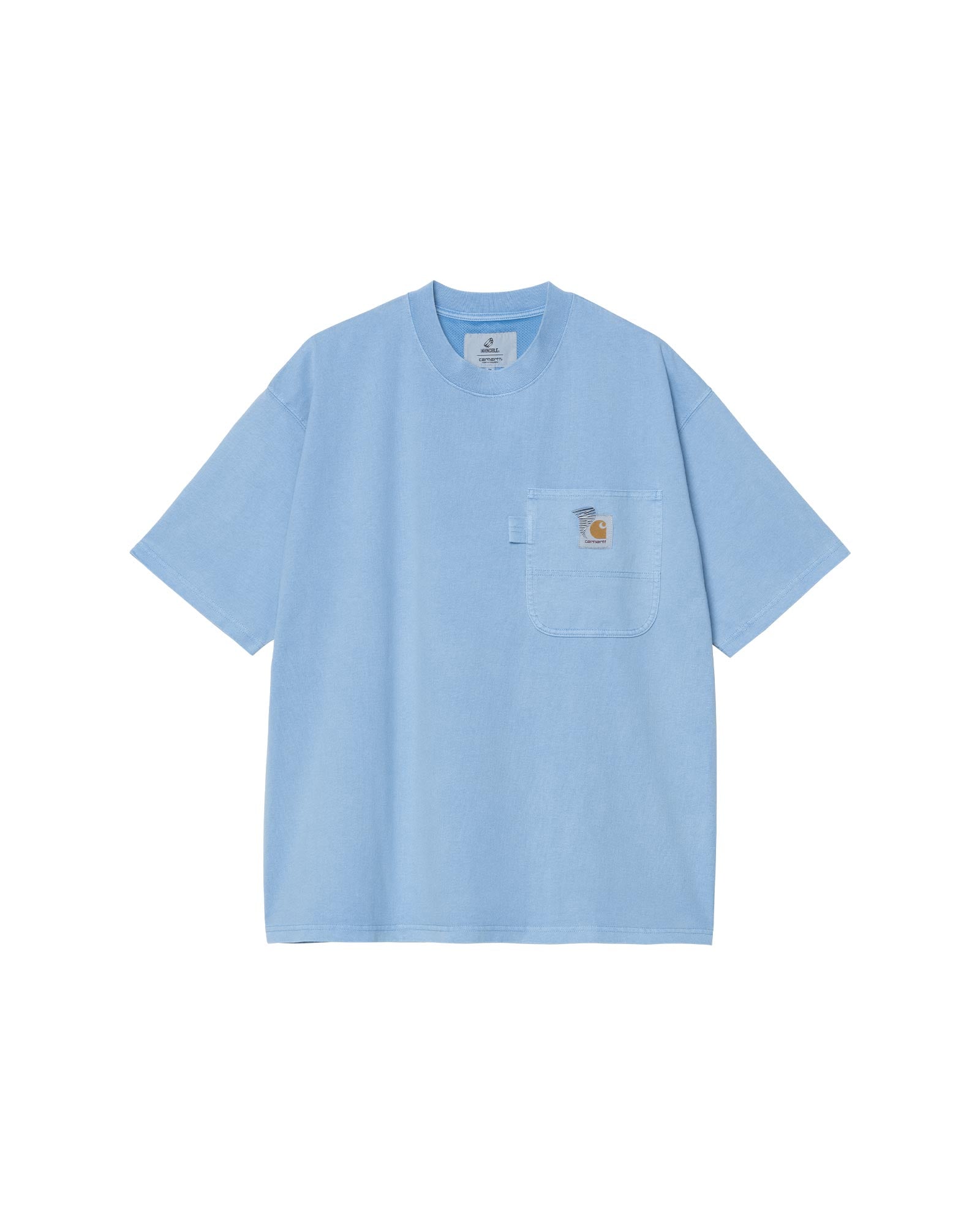 S/S PIGMENT DYED T-SHIRT PISCINE