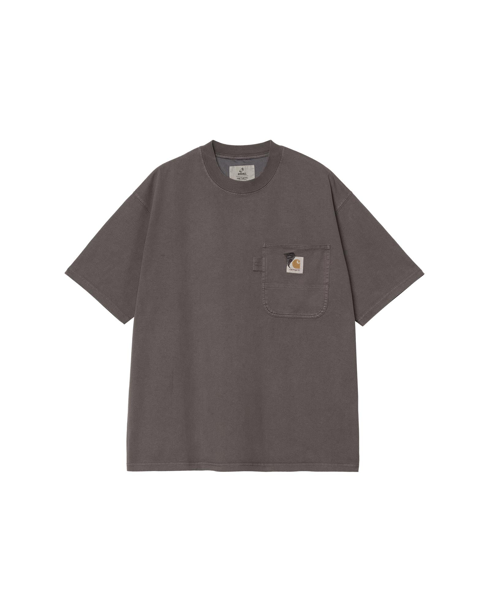 S/S PIGMENT DYED T-SHIRT SOOT