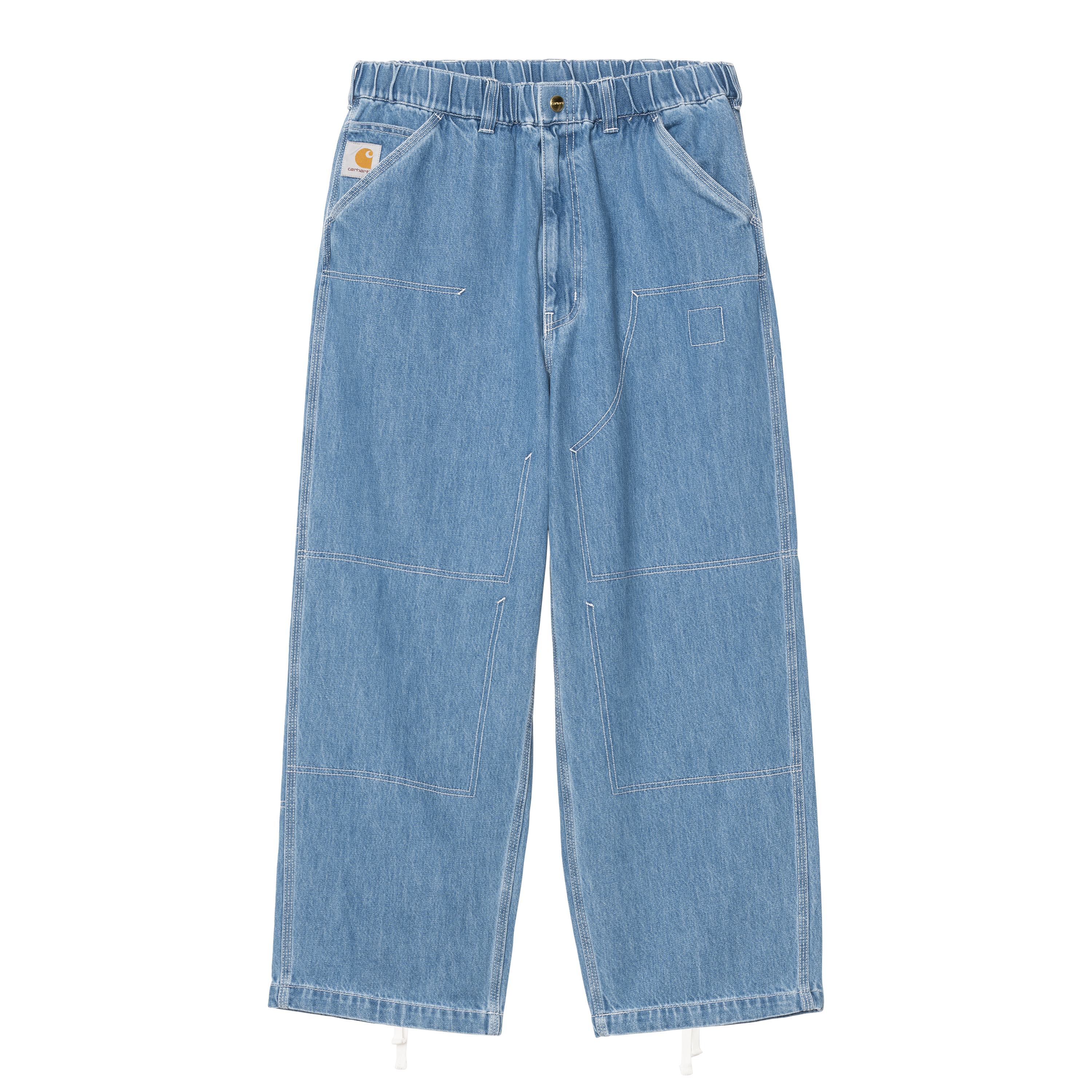 REMOVED POCKET DOUBLE KNEE PANT DENIM