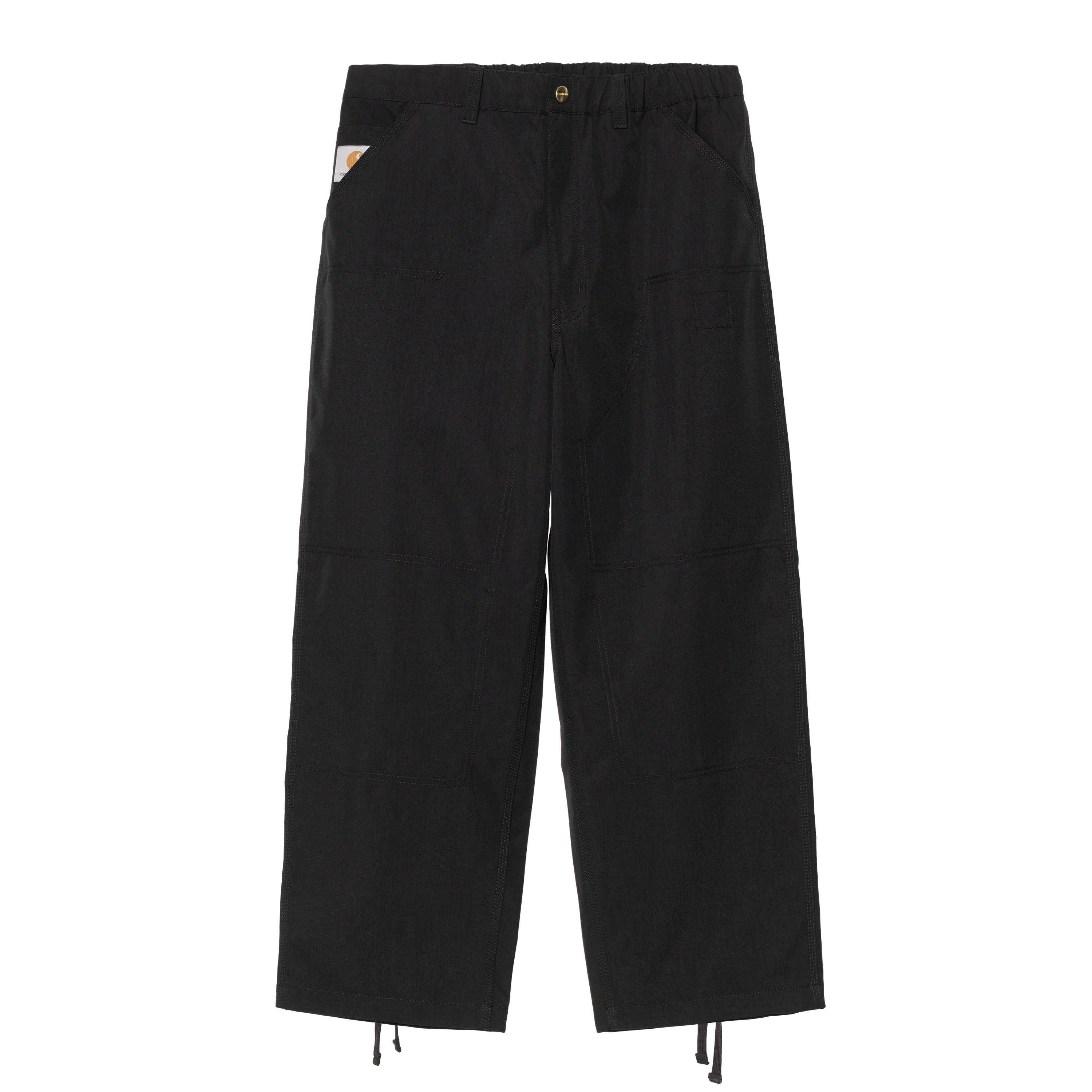 REMOVED POCKET DOUBLE KNEE PANT BLACK