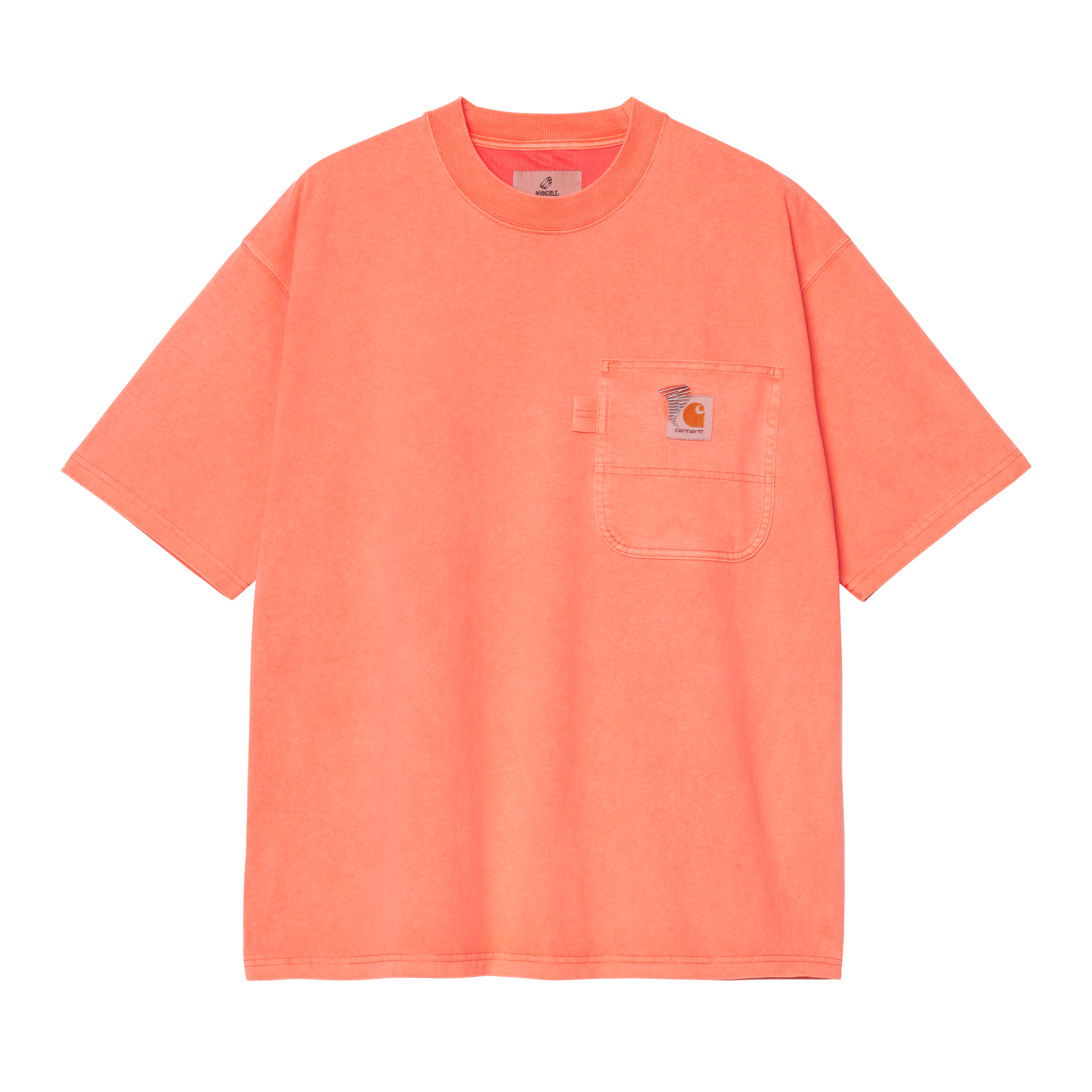 S/S PIGMENT DYED T-SHIRT SHRIMP