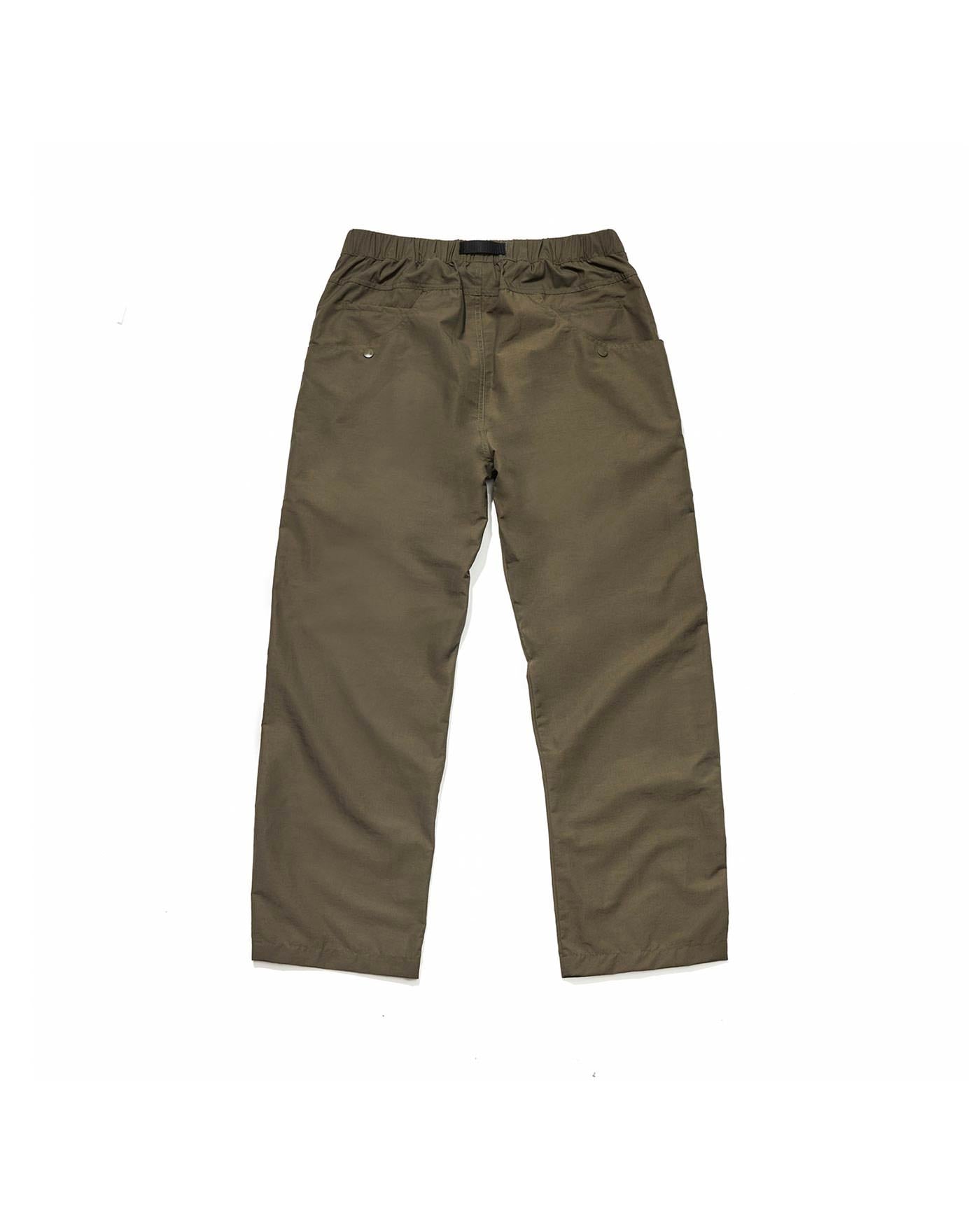 M WOVEN HYBRID PANTS TAUPE GREEN