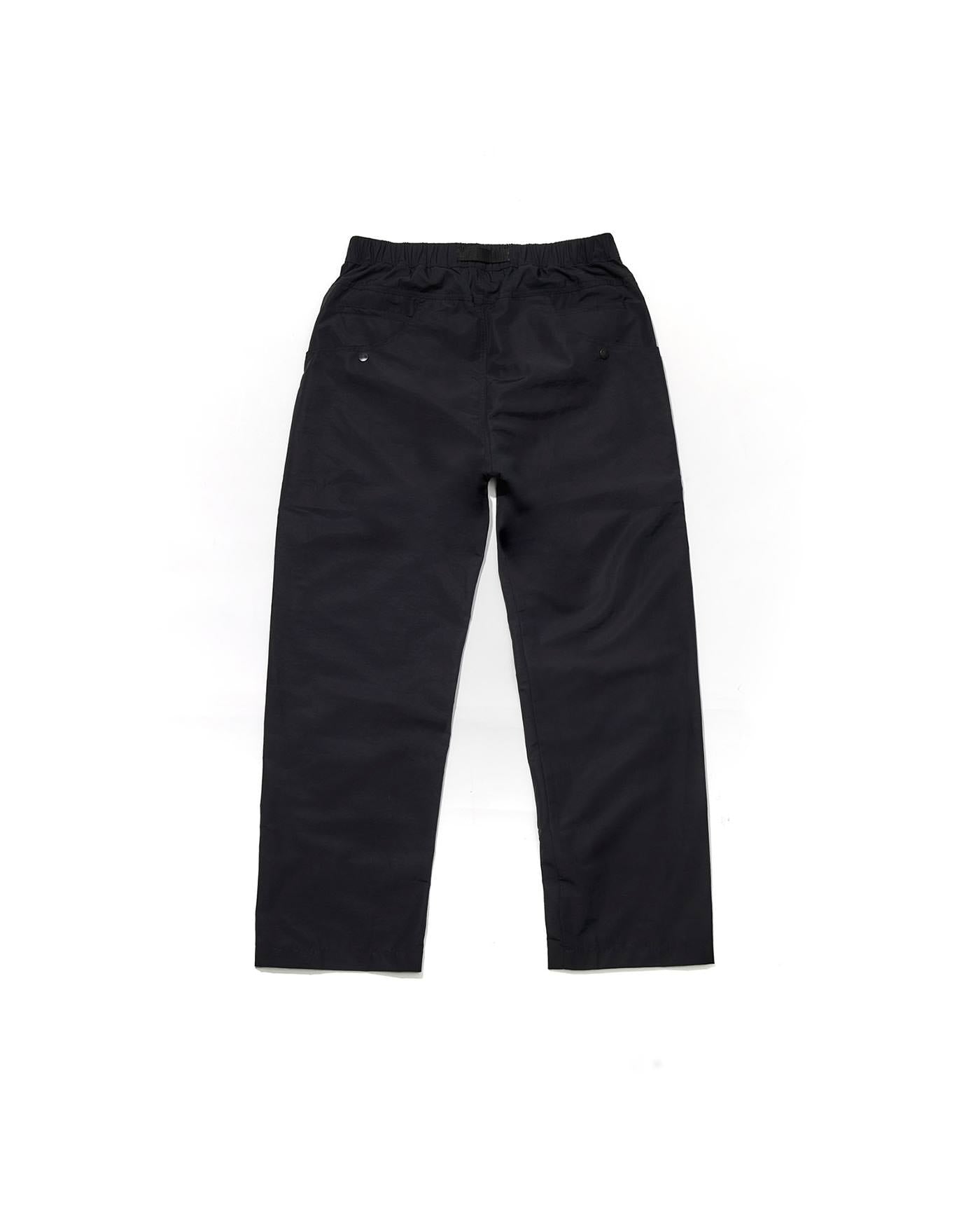 M WOVEN HYBRID PANTS BLACK